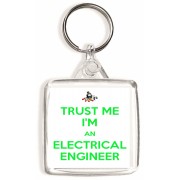Trust Me I'm an Electrical Engineer - Square Keyring