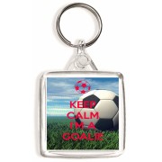 Keep Calm I'm a Goalie - Square Keyring