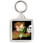 Keep Calm I'm an Archaeologist - Square Keyring