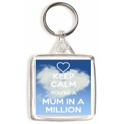 Keep Calm Your a Mum in a Million - Keyring